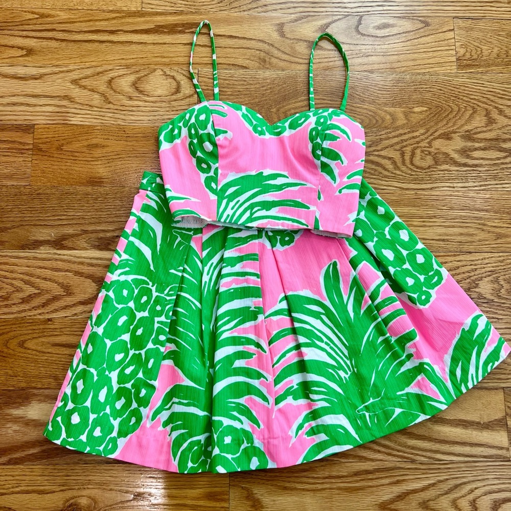Lilly Pulitzer crop top set